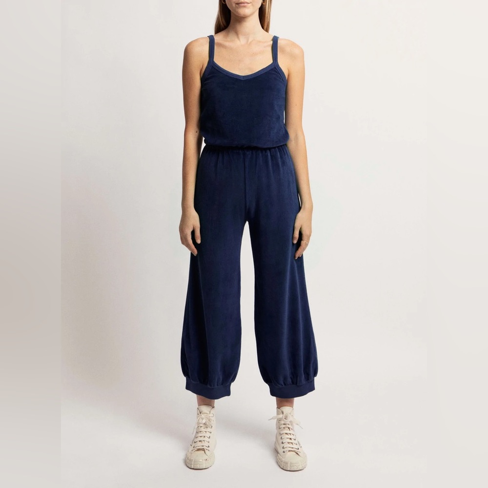 NWT Suzie Kondi Giorgi Tank Jumpsuit (Velour)